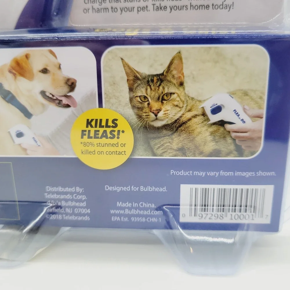 Flea Doctor Electric Flea Comb for Dogs Cats – As Seen on TV – New in Box